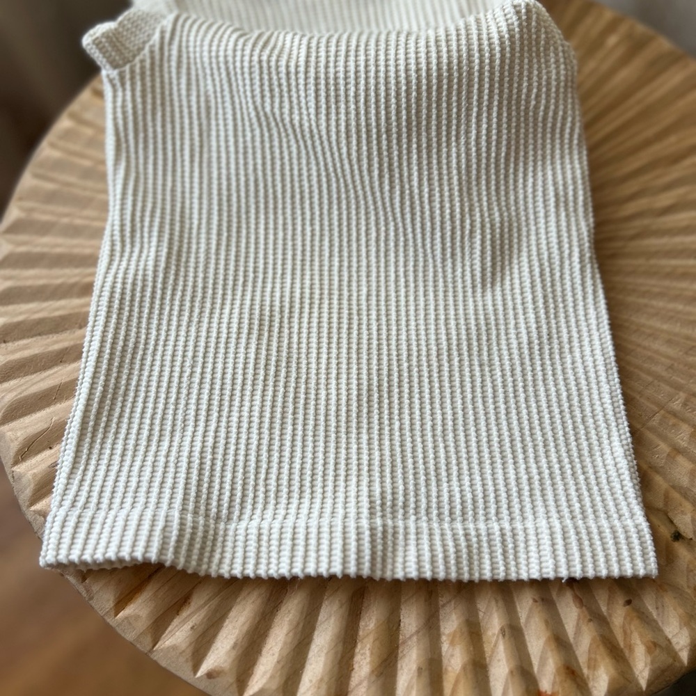 Free People Cream Ribbed Knit Sleeveless Top - Picture 5 of 5